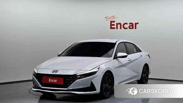 Hyundai Avante (CN7) 2022 Белый из Кореи