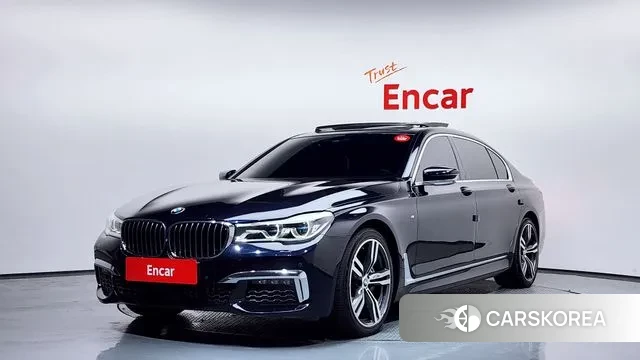 BMW 7 Series (G11) 2018 Черный из Кореи