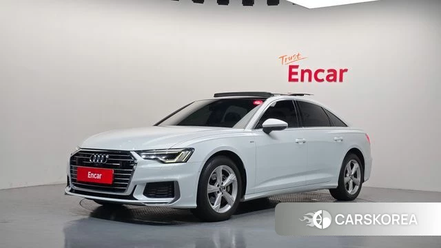 Audi A6 (C8) 2020 Белый из Кореи