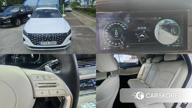 Hyundai The New Grandeur IG Hybrid 2022 Белый из Кореи