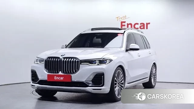 BMW X7 (G07) 2021 Белый из Кореи