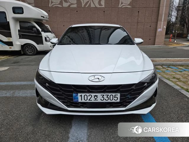Hyundai Avante (CN7) 2022 Белый из Кореи