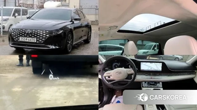 Hyundai The New Grandeur IG 2022 Черный из Кореи
