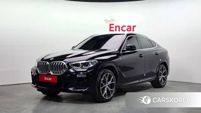 BMW X6 (G06) 2021 Черный из Кореи