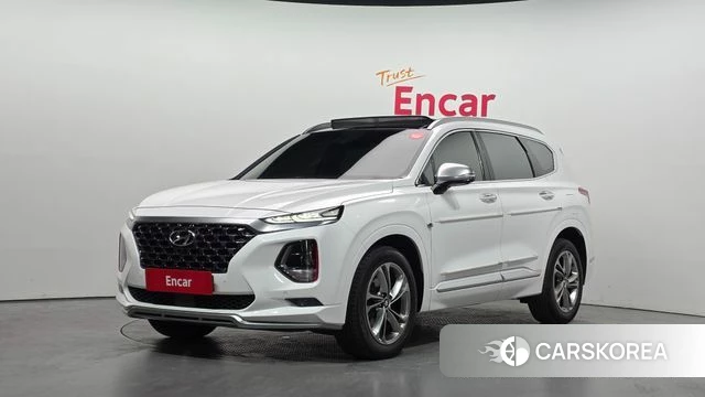Hyundai Santa Fe TM 2020 Белый из Кореи