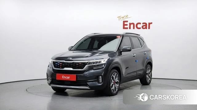 Kia Seltos 2021 Синий из Кореи