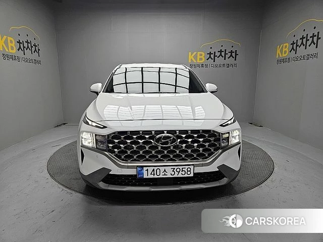 Hyundai The New Santa Fe 2023 Белый из Кореи