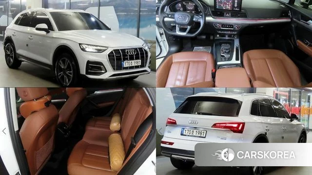 Audi Q5 (FY) 2022 Белый из Кореи