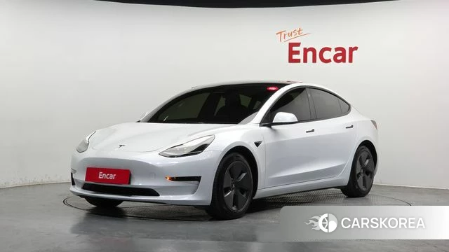 Tesla Model 3 2022 Белый из Кореи