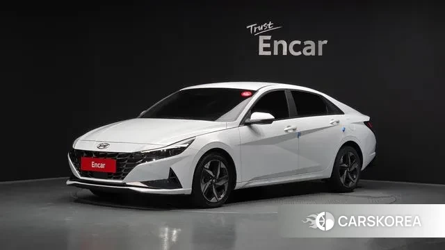 Hyundai Avante (CN7) 2020 Белый из Кореи
