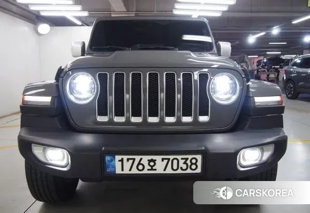 Jeep Wrangler (JL) 2021 Серый из Кореи