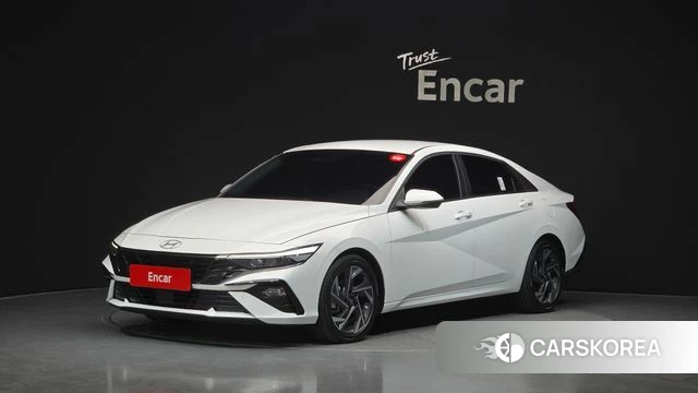 Hyundai The New Avante Hybrid (CN7) 2025 Белый из Кореи