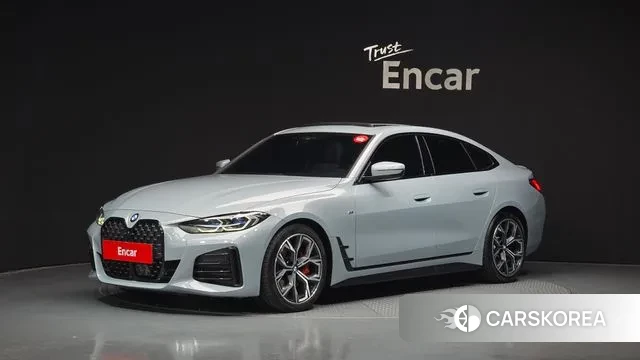 BMW 4 Series (G22) 2021 Светло-серебряный цвет из Кореи