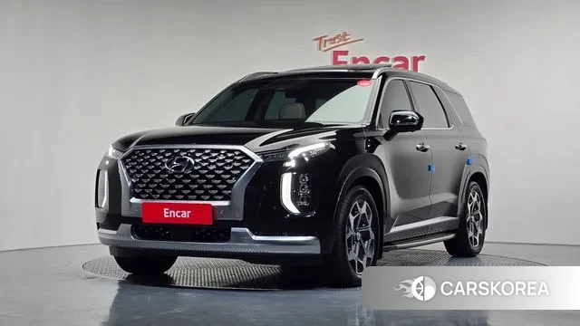 Hyundai Palisade 2021 Черный из Кореи