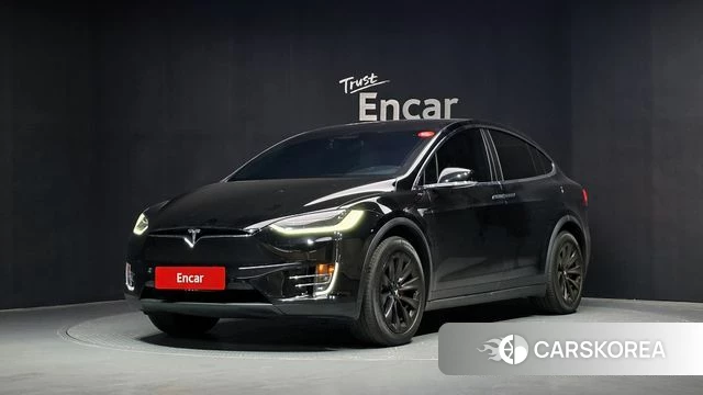 Tesla Model X 2020 Черный из Кореи