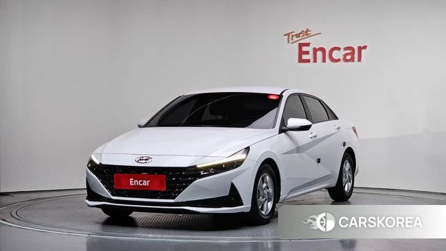 Hyundai Avante (CN7) 2020 Белый из Кореи