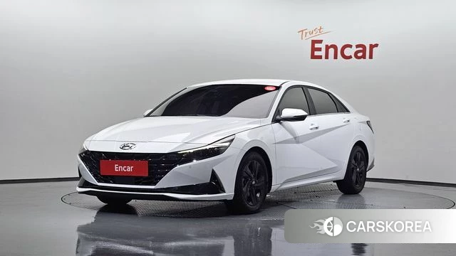 Hyundai Avante (CN7) 2021 Белый из Кореи