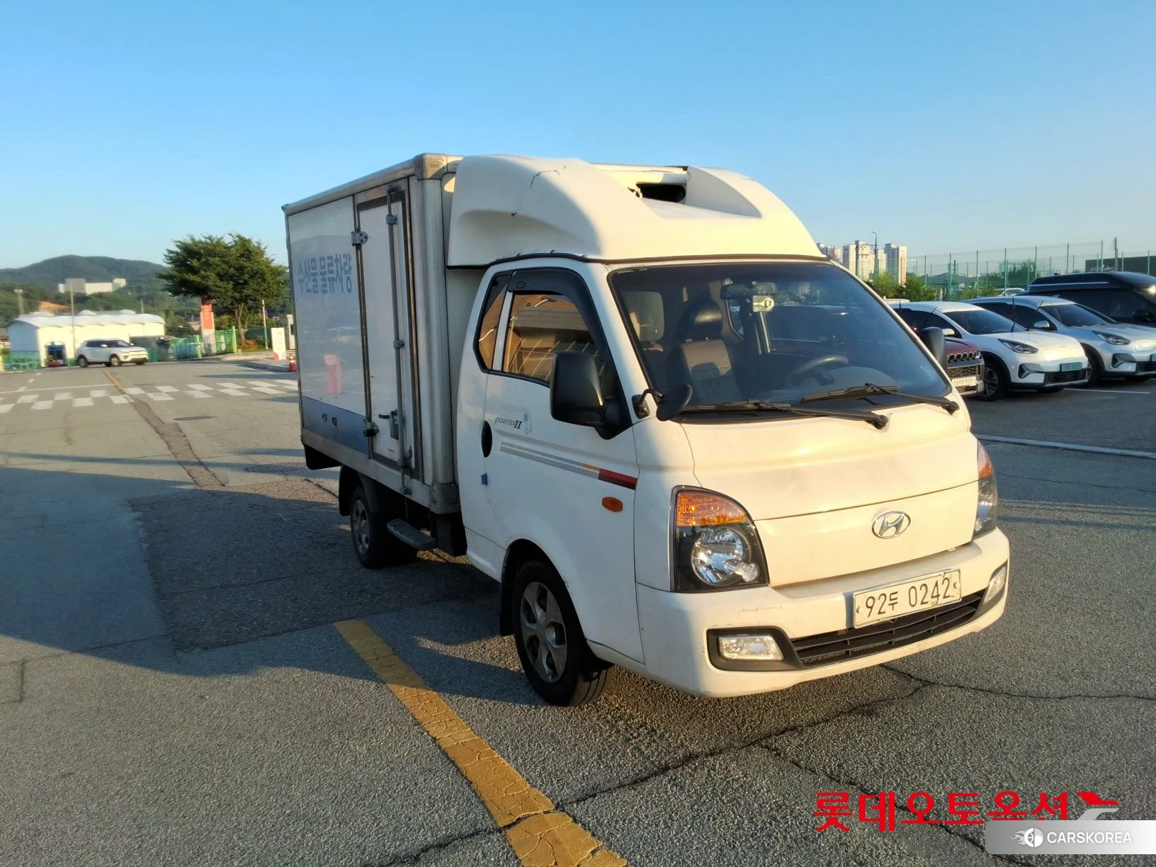 Hyundai Porter II  frozen tower car 2018 Белый из Кореи