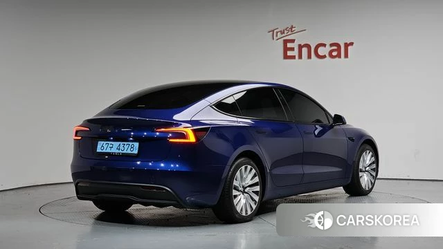 Tesla Model 3 2025 Синий из Кореи