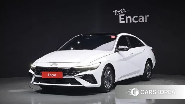 Hyundai The New Avante (CN7) 2024 Белый из Кореи