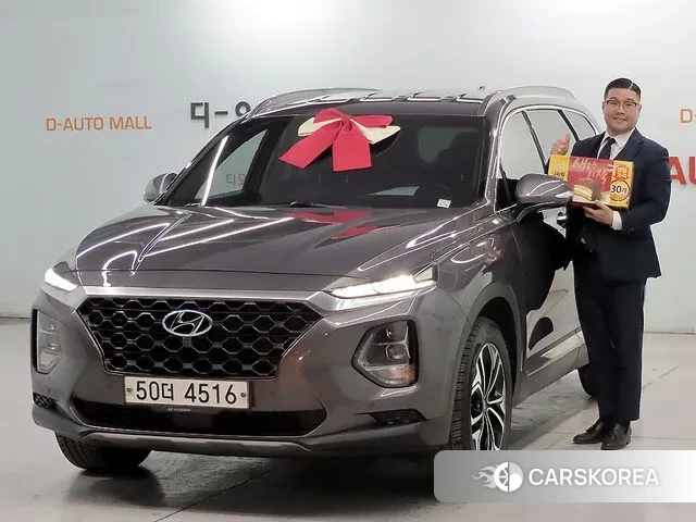 Hyundai Santa Fe TM 2018 Серый из Кореи