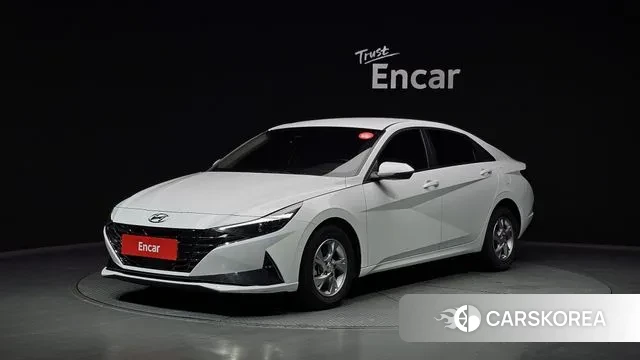 Hyundai Avante (CN7) 2020 Белый из Кореи