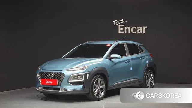 Hyundai Kona 2018 Синий нефрит из Кореи