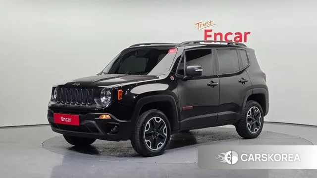 Jeep Renegade 2018 Черный из Кореи