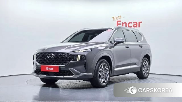 Hyundai The New Santa Fe 2022 Серый из Кореи