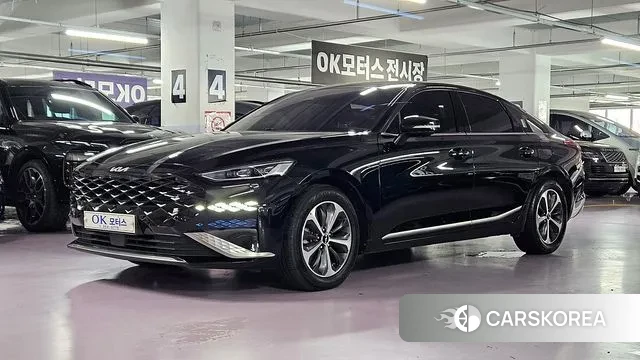 Kia K8 Hybrid 2021 Черный из Кореи