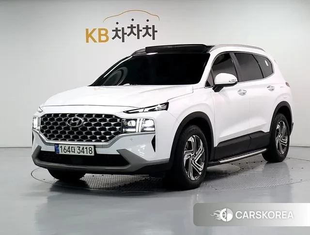 Hyundai The New Santa Fe 2021 Белый из Кореи