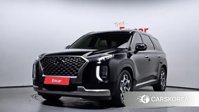 Hyundai Palisade 2021 Черный из Кореи