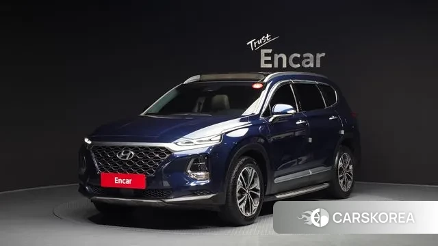 Hyundai Santa Fe TM 2019 Синий из Кореи
