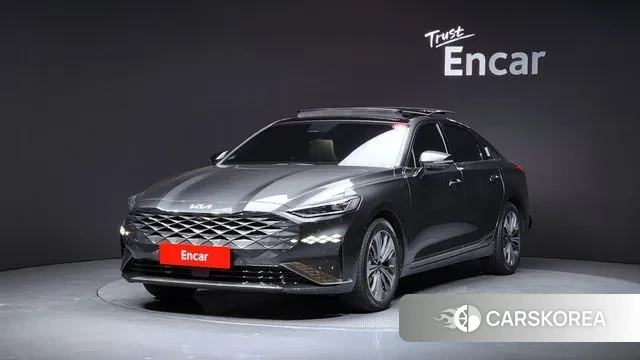 Kia K8 Hybrid 2023 Серый из Кореи