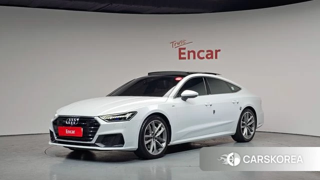 Audi A7 (4K) 2021 Белый из Кореи