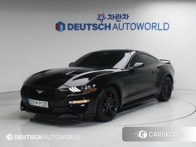 Ford Mustang 2022 Черный из Кореи