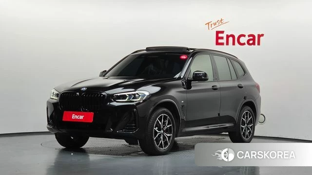 BMW X3 (G01) 2022 Черный из Кореи