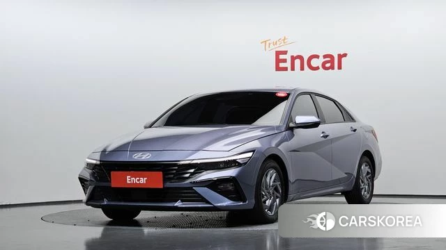 Hyundai The New Avante (CN7) 2024 Светло-серебряный цвет из Кореи