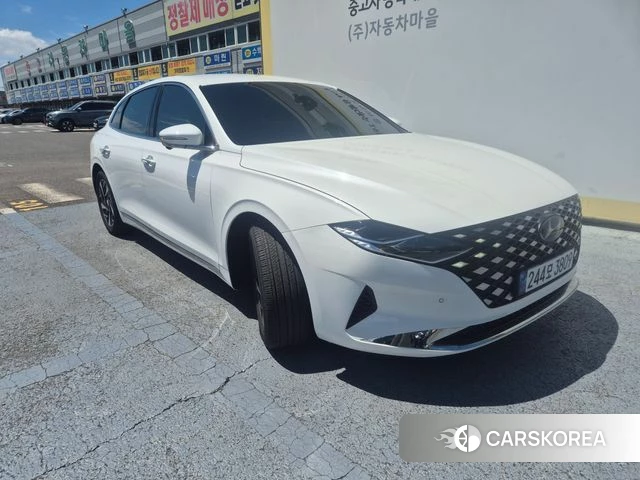 Hyundai The New Grandeur IG Hybrid 2021 Белый из Кореи