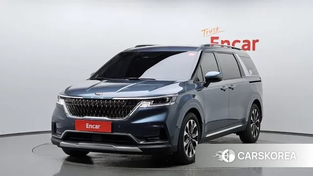 Kia Carnival 4th generation 2021 Небесно-голубой из Кореи