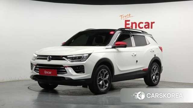 Ssangyong Beautiful Korando 2021 Белый двухцветный из Кореи