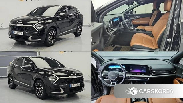 Kia Sportage 5th Generation Hybrid 2024 Черный из Кореи