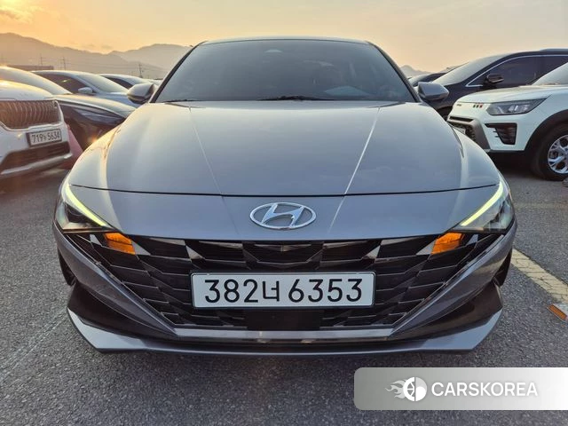 Hyundai Avante (CN7) 2022 Серый из Кореи