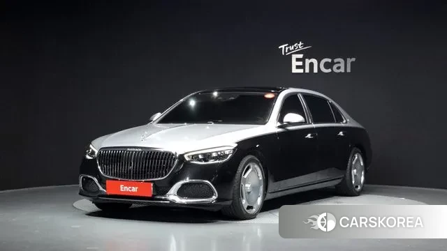 Mercedes-Benz S-Class W223 2023 Серебряный двухцветный из Кореи