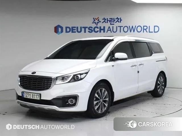 Kia All New Carnival 2018 Белый из Кореи