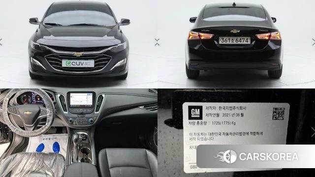 Chevrolet (GM Daewoo) The New Malibu 2021 Черный из Кореи