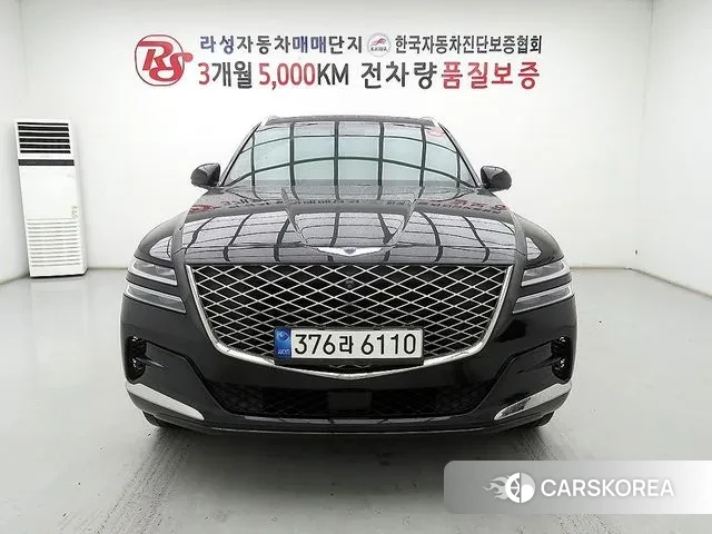 Genesis GV80 2021 Черный из Кореи