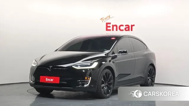 Tesla Model X 2019 Черный из Кореи