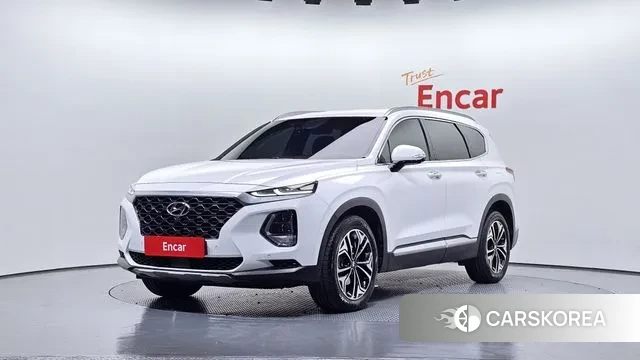 Hyundai Santa Fe TM 2019 Белый из Кореи