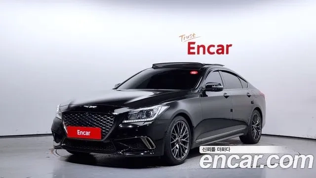 Genesis G80 2018 Черный из Кореи